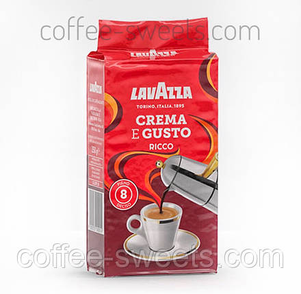 Кава мелена Lavazza Crema e Gusto Ricco 250g, фото 2