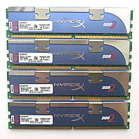 Ігрова оперативна пам'ять Kingston HyperX DDR2 8Gb (4*2Gb) KIT of 4 800MHz PC2 6400U (KHX6400D2LLK4/8G) Б/У