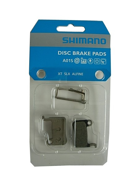 Гальмівні колодки Shimano A01S для дискових гальм XT, SLX, Deore, Alfine, фото 1