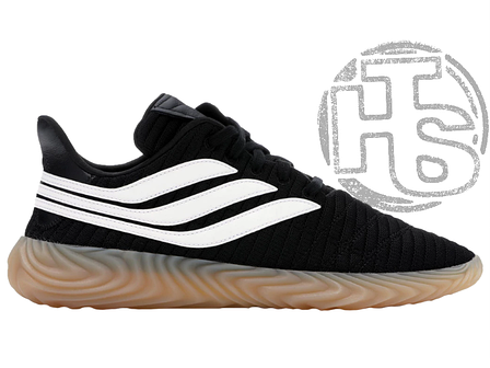 Чоловічі кросівки Adidas Sobakov Black/White/Gum AQ1135, фото 1