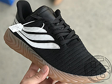 Чоловічі кросівки Adidas Sobakov Black/White/Gum AQ1135, фото 3