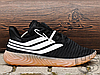 Чоловічі кросівки Adidas Sobakov Black/White/Gum AQ1135, фото 9