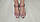 Жіночі босоніжки MeiDeLi EA99-11 темно-рожева замша, 39,40, фото 4