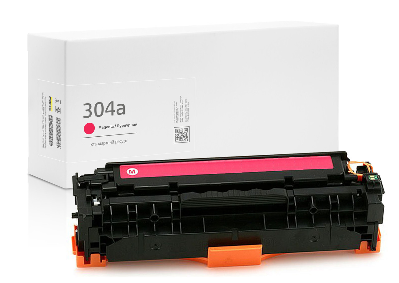 Сумісний картридж HP 304A Magenta CC533A (пурпурний), стандартний ресурс (2.800 стор.) аналог від Gravitone