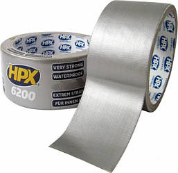 Ремонтна стрічка НРХ 6200 сріблястий армований скотч 48 мм на 25 метрів