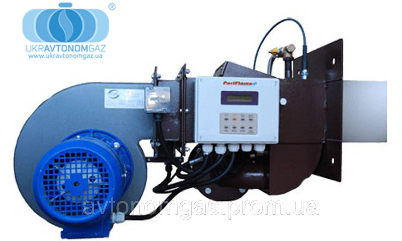 Пальник газовий блоковий МДГГ — 500 БА, 5000 КВт, промисловий пальник, автономно-резервне газопостачання 
