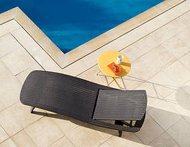 Шезлонг штучн. ротанг Pacific, коричневий УЦІНКА, фото 2