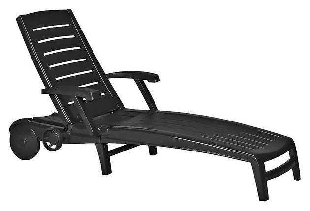 Шезлонг Sparta, сірий УЦІНКА, фото 1