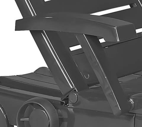 Шезлонг Sparta, сірий УЦІНКА, фото 2