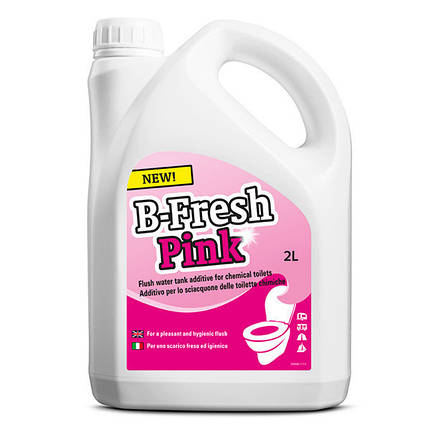 Рідина для біотуалету Thetford B-Fresh Pink, 2 л, фото 1