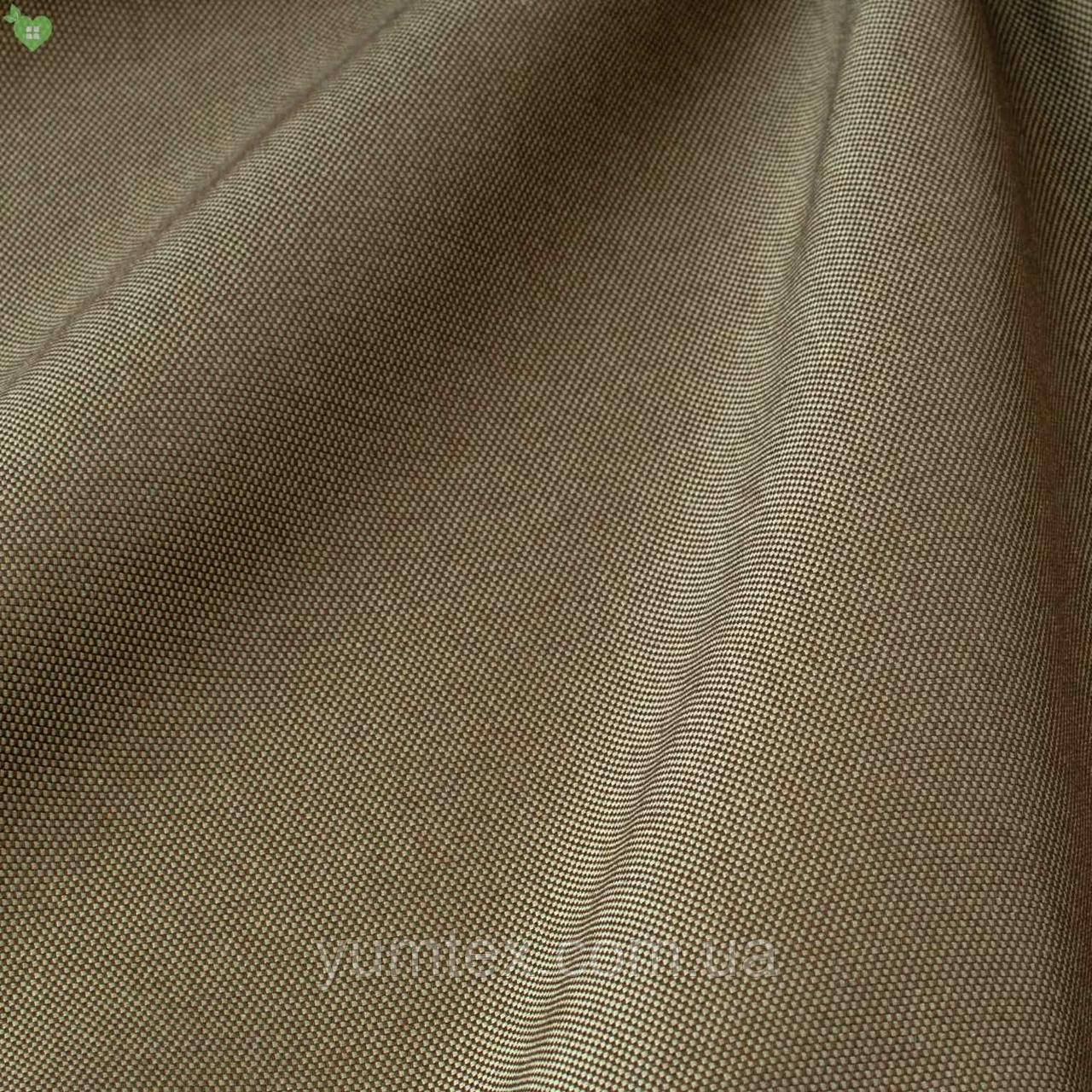 Тканина вулична вулична тканина дралон фактура для штор маркиз чохлів гойдалки шезлонгів світло-коричнева, фото 1