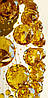 Оптоволоконна люстра «Золота планета», фото 2