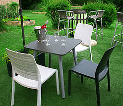 Стілець пластиковий Charlotte Deco Chair, сірий УЦІНКА, фото 5