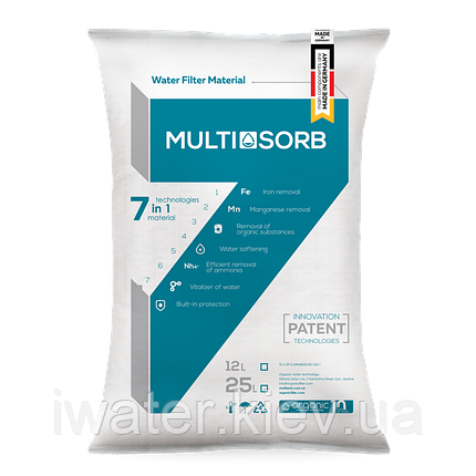 Фільтрувальне завантаження для комплексного очищення Organic Multisorb (25 л/мішок), фото 1