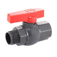 Кран з внутрішньою і зовнішньою різьбою