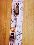 Харчовий термометр із вбудованим щупом TP-300 «Moseko» білий, фото 2