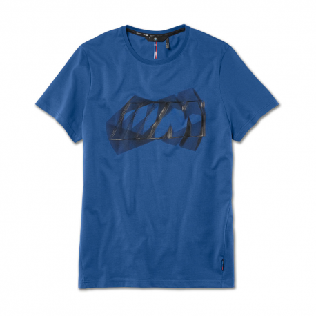 Оригінальна чоловіча футболка BMW M Logo T-Shirt, Men, Marina Bay Blue