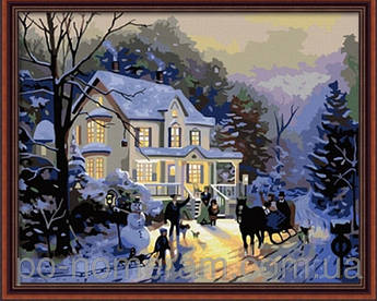 Картина за номерами Menglei MENGLEI Домою на канікули MG012 40 х 50 см