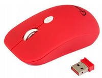 Мышка Gembird MUSW-102-R, безпроводная, оптическая, 1600dpi, USB,