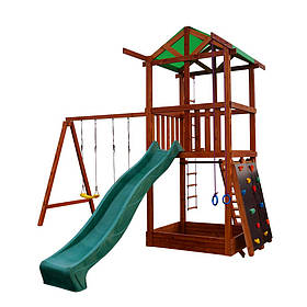 Дитячий майданчик SportBaby Babyland-4 дерев'яний комплекс для вулиці