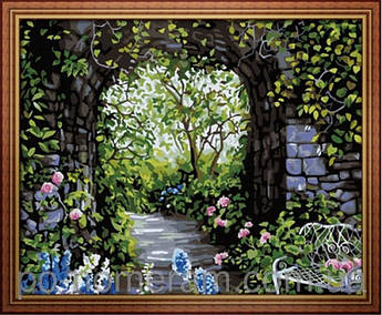 Картина за номерами Menglei Романтичний сад MG015 40 х 50 см