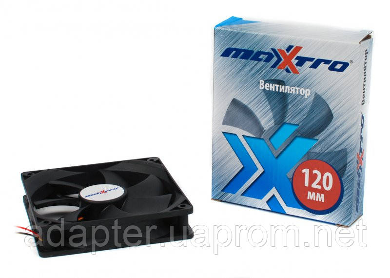 Вентилятор Maxxtro SF-120-4; 120x25мм, 4pin, 2000 rpm; 83,56CFM; 12V - фото 1 - id-p32638481