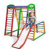 Спортуголок дитячий Акварелька Plus 1-1 Sportbaby H-150 см для ігор малюкам будинку, фото 2