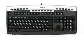 Клавіатура A4 KRS-86; USB; Silv-Black; Comfort Key