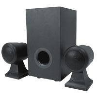 Speakers F&D 2.1 25Вт 2*15Вт wood & plastic SPS 828 black
