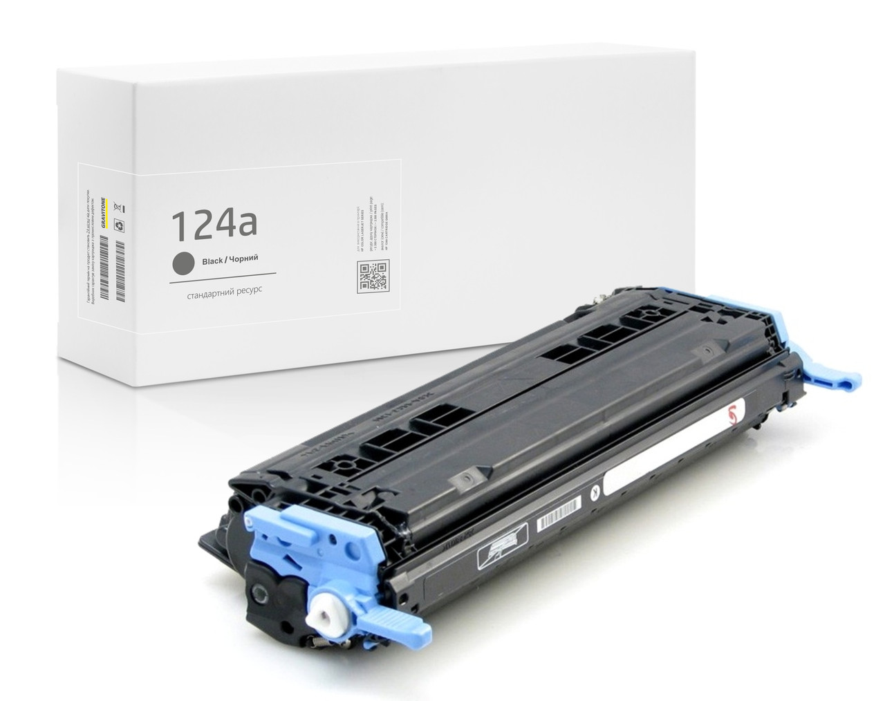 Картридж HP LaserJet 124a Black (чорний) сумісний, стандартний ресурс (2.500 стор.) аналог від Gravitone
