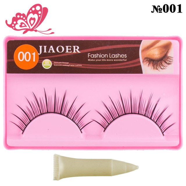 Купити Накладні Вії Стрічкові Jiaoer S-702 з Клеєм для очей за оптовою ціною можна в нашому інтернет магазині косметики https://opt21.com з доставкою по всій Україні від Компанії 