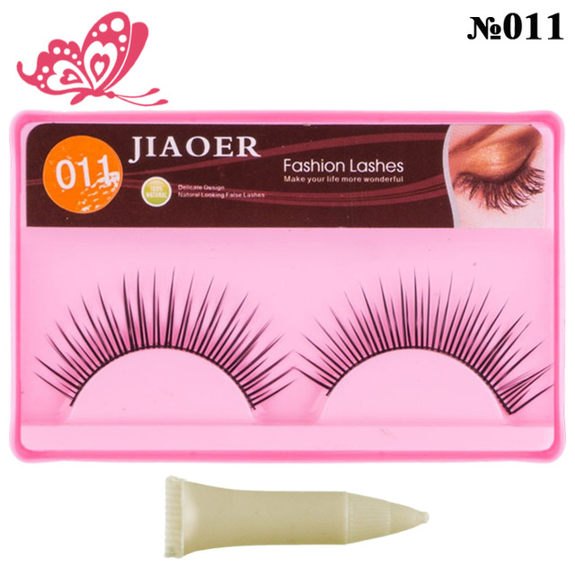 Купити Накладні Вії Стрічкові Jiaoer S-702 з Клеєм для очей за оптовою ціною можна в нашому інтернет магазині косметики https://opt21.com з доставкою по всій Україні від Компанії 