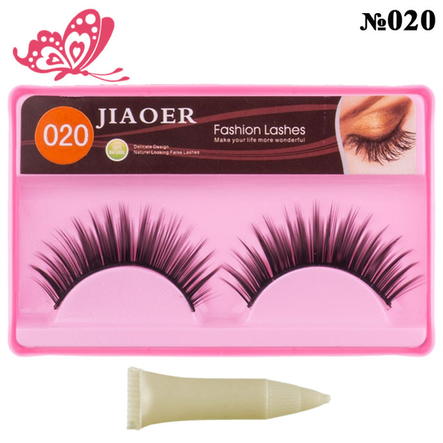 Ресницы Накладные Ленточные Jiaoer S-702 с Клеем Модель №020 Разреженный Веерный Эффект Купить Ресницы Накладные Ленточные Jiaoer S-702 с Клеем для глаз по оптовой цене можно в нашем интернет магазине косметики https://opt21.com, с доставкой по всей Украине от Компании