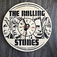 Концептуальные настенные часы в интерьер «The Rolling Stones»