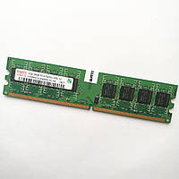 Оперативная память Hynix DDR2 1Gb 667MHz PC2 5300U 1R8/2R8 CL5 Б/У MIX