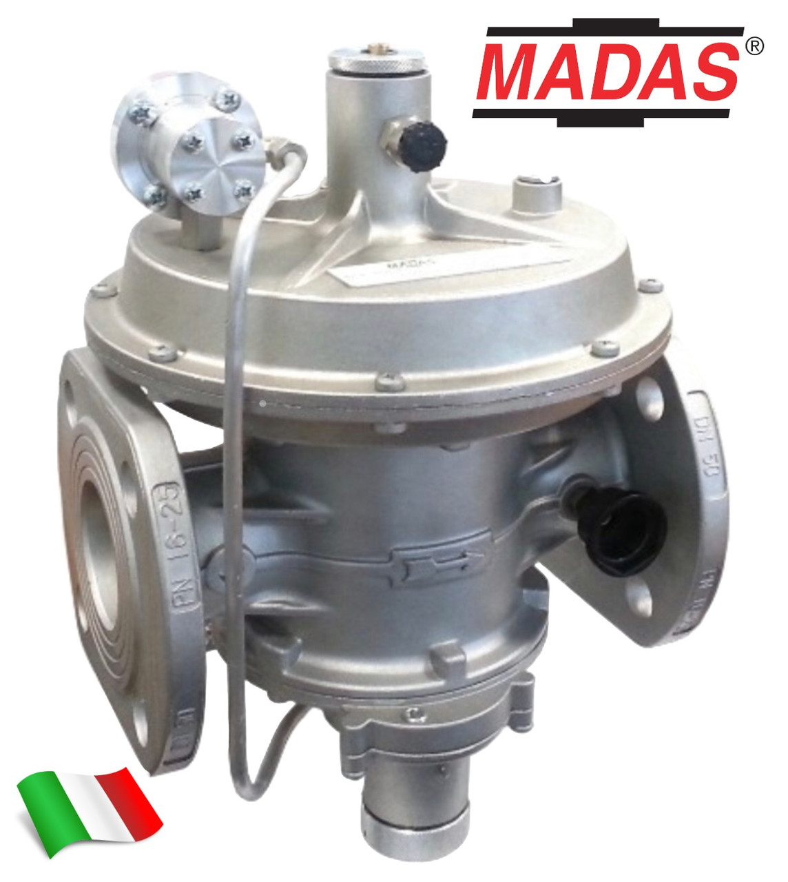 Регулятор тиску газу RG/2MBHZ, DN40 фланцевий, MADAS