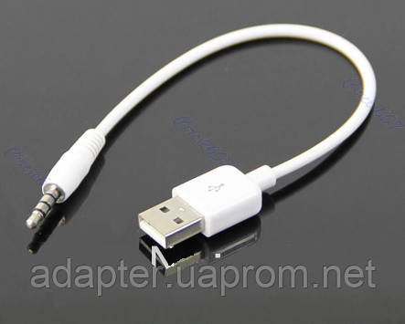 Переходник USB AM - Jack 3.5mm; 15см; для зарядки iPod - фото 1 - id-p32639614