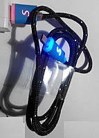 Кабель OEM Micro USB LED; 2.0; AM/B mUSB; 0.9м; with 2 LED; OEM