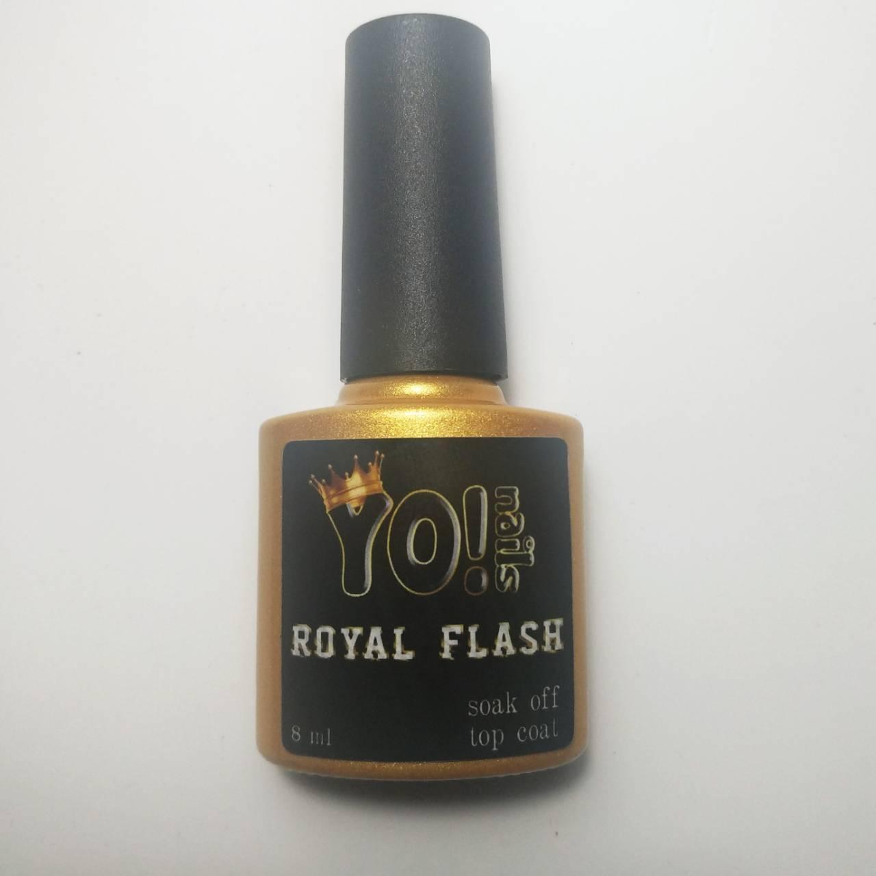 Глянсовий топ Royal Flash top coat Yo!Nails 8 мл