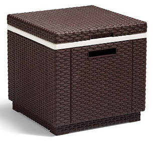 Пуф Keter ICE CUBE коричневий (17194600)