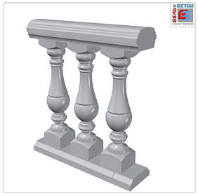 Балюстрада з штучного мармуру (Арт. B6xx)