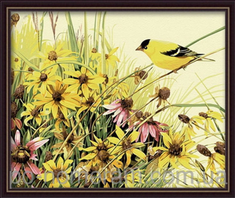 Картина за номерами Menglei Птах певча MG057 40 х 50 см, фото 1