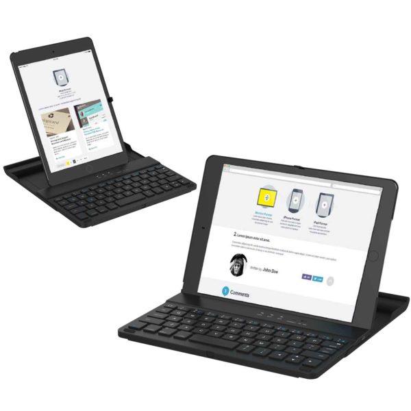 Чехол JETech Bluetooth для клавиатуры Apple iPad Air 2, вращение на 360 градусов, подставка для нескольких анг - фото 2 - id-p895279803