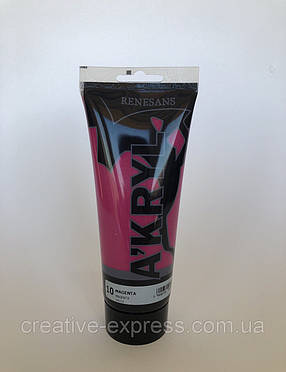 Акрилова фарба 10 маджента, 200 мл A'KRYL, фото 3