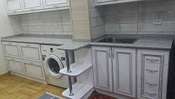 Стільниця з граніту світло-сіра