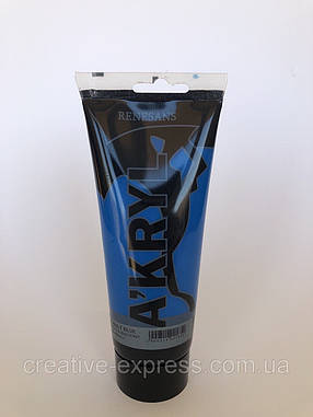 Акрилова фарба 40 кобальт синя, 200 мл A'KRYL, фото 2