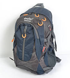 Фірмовий спортивний (міський) рюкзак в стилі Deuter Mountain G25 35L т. синій