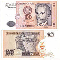 Перу/Peru 100 Intis 1987 Pick 133 UNC