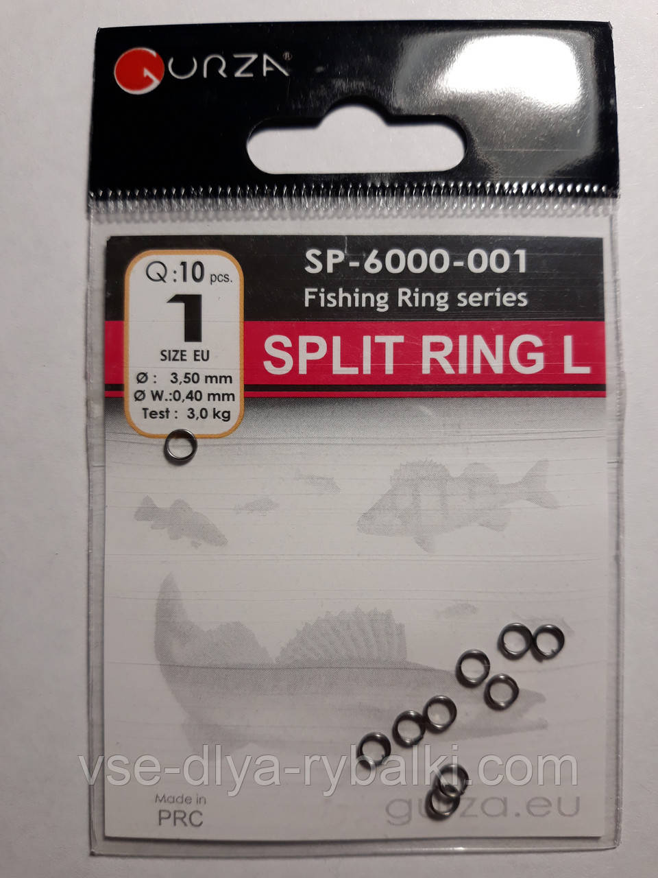 Заводні кільця split ring l № 1, фото 1