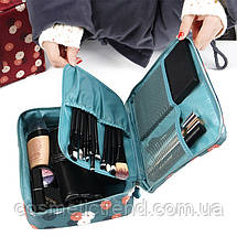 Косметичка/несесер жіноча дорожня Trevel Season Bag Floralpink 22*17*8 см, фото 4